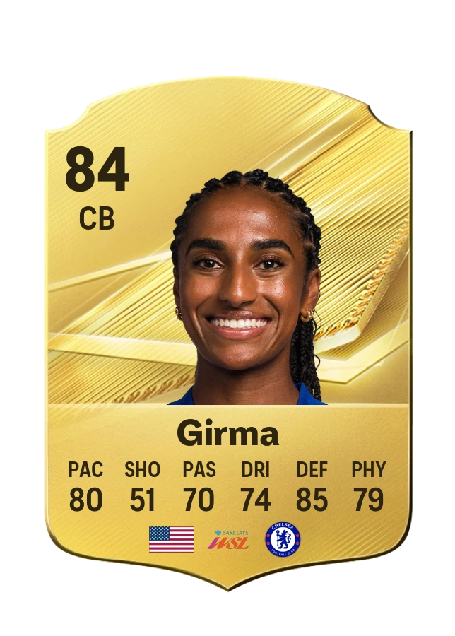 Carta Common de Naomi Girma, overall 84
