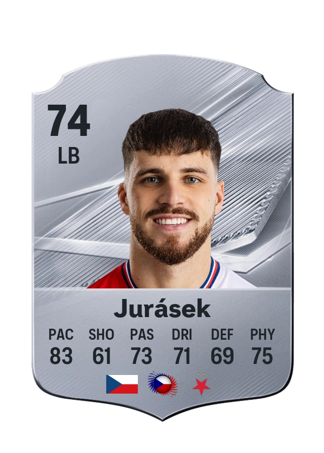 David Jurásek, Common card, rated 74