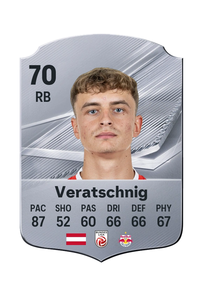Nikolas Veratschnig, Common card, rated 70