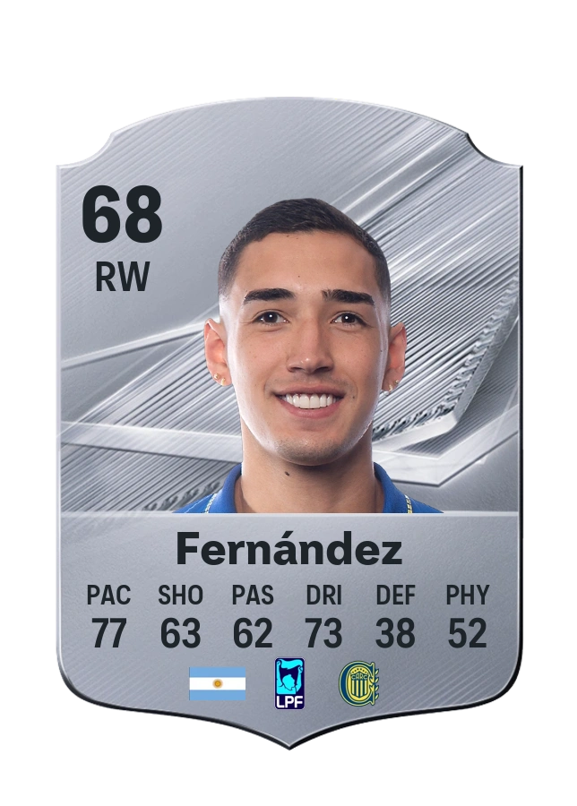 Carta Common de Julián Fernández, overall 68