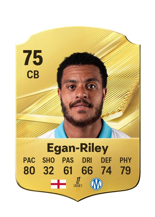 CJ Egan-Riley، بطاقة Common، بتقييم 75