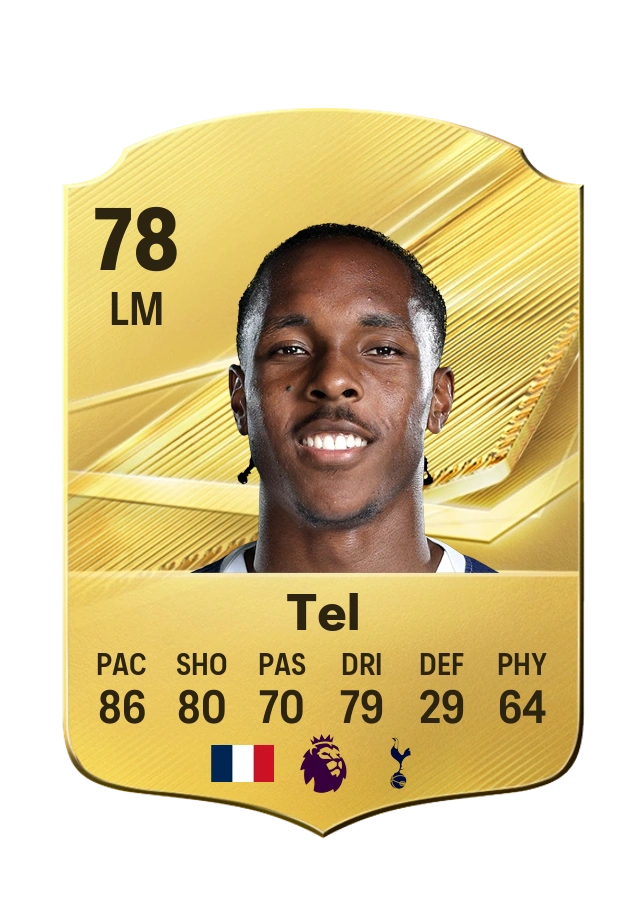 Mathys Tel, Common-kaart, rating 78