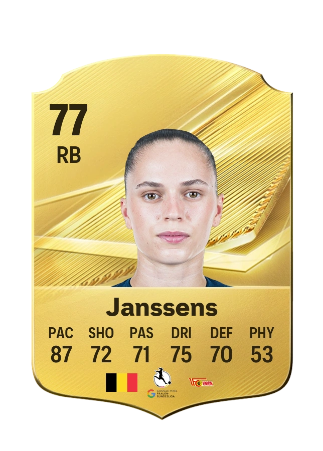 Jill Janssens, karta Common, ocena 77