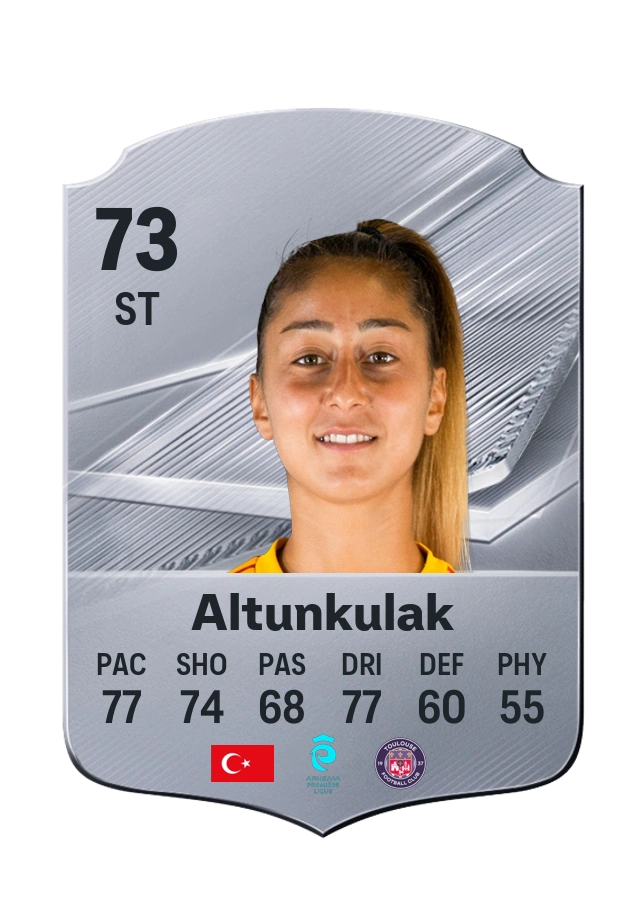 Selen Altunkulak, Common card, rated 73