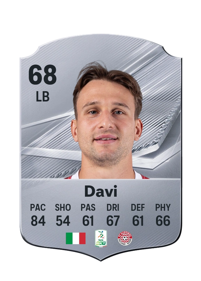 Simone Davi, Common card, rated 68