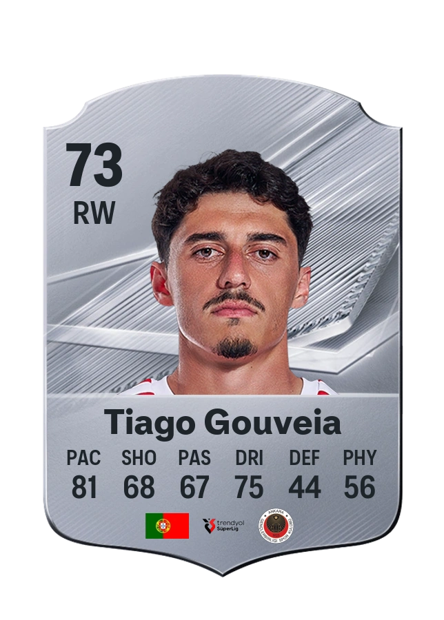 Carta Common de Tiago Gouveia, overall 73