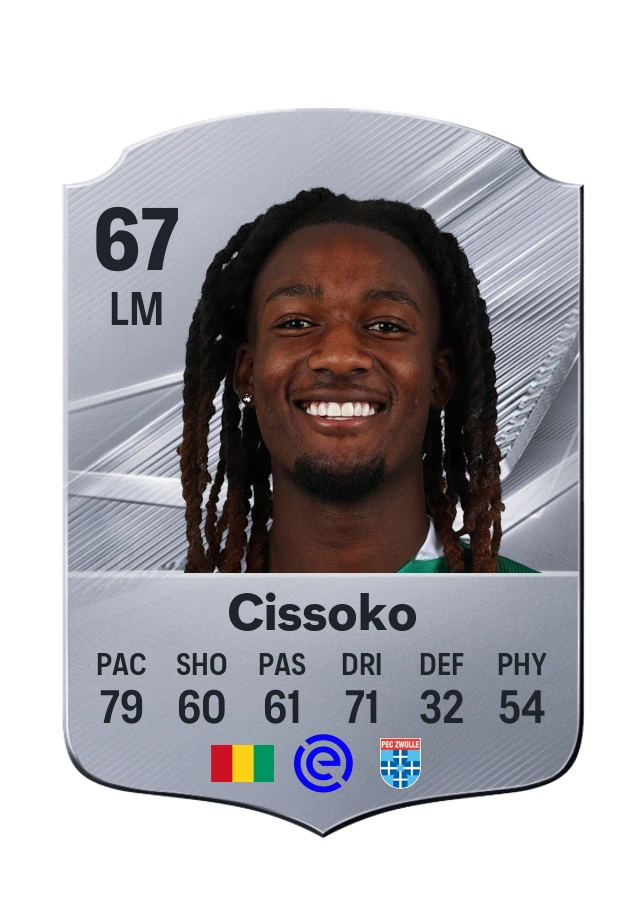 Ibrahim Cissoko, Common card, rated 67