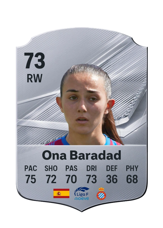 Ona Baradad, Common card, rated 73
