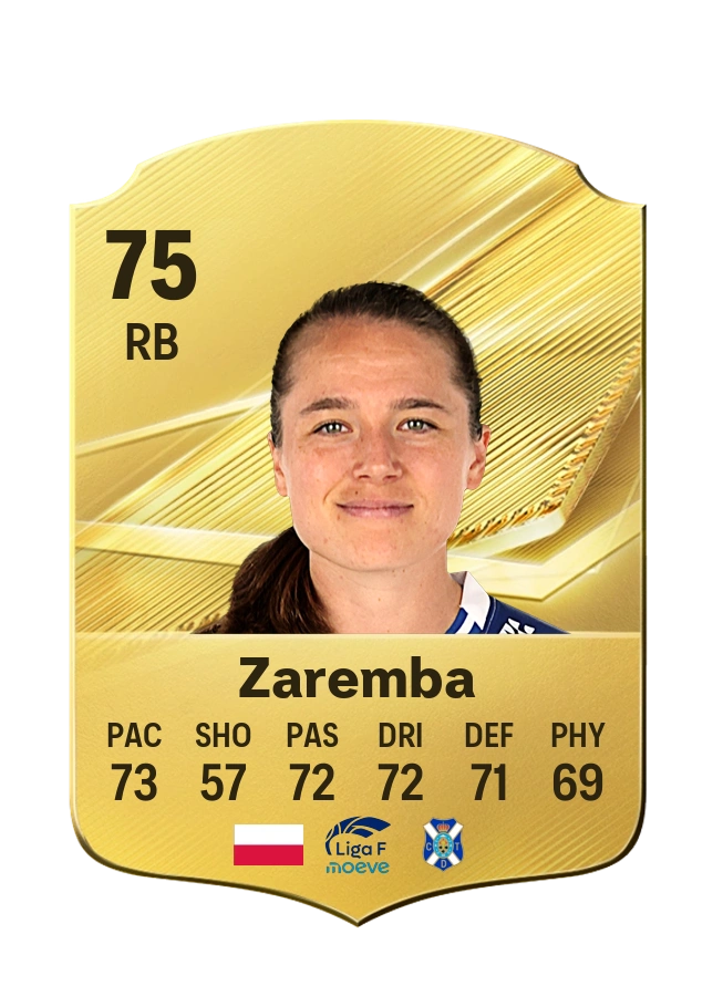 Common-Karte von Aleksandra Zaremba, Wertung 75