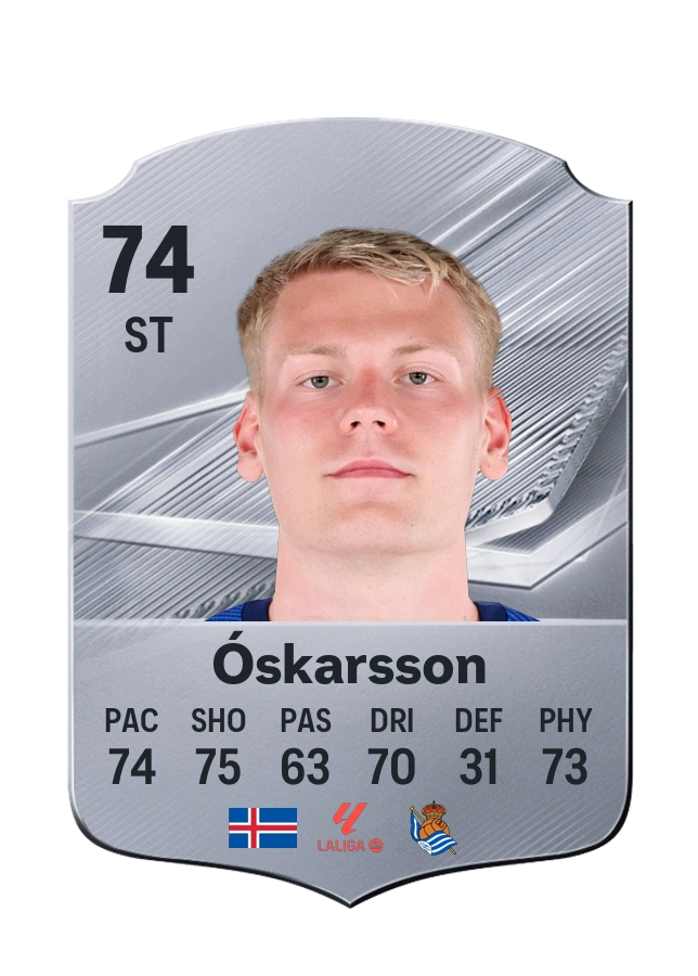 Orri Óskarsson, Common card, rated 74