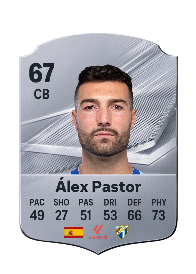 Álex Pastor, Common card, rated 67