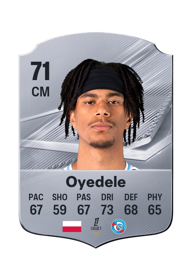 Maxi Oyedele, Common card, rated 71