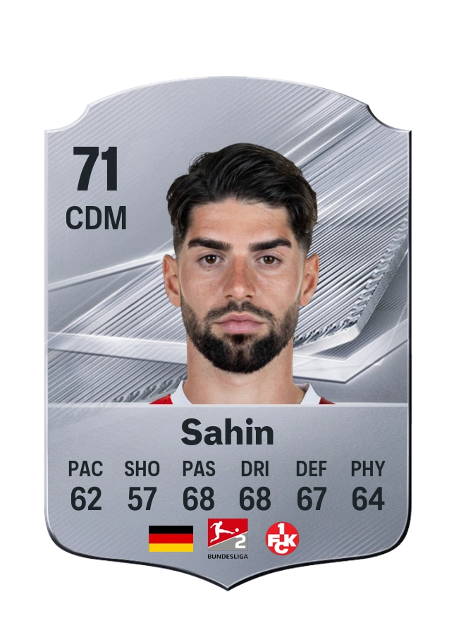 Semih Sahin, Common card, rated 71