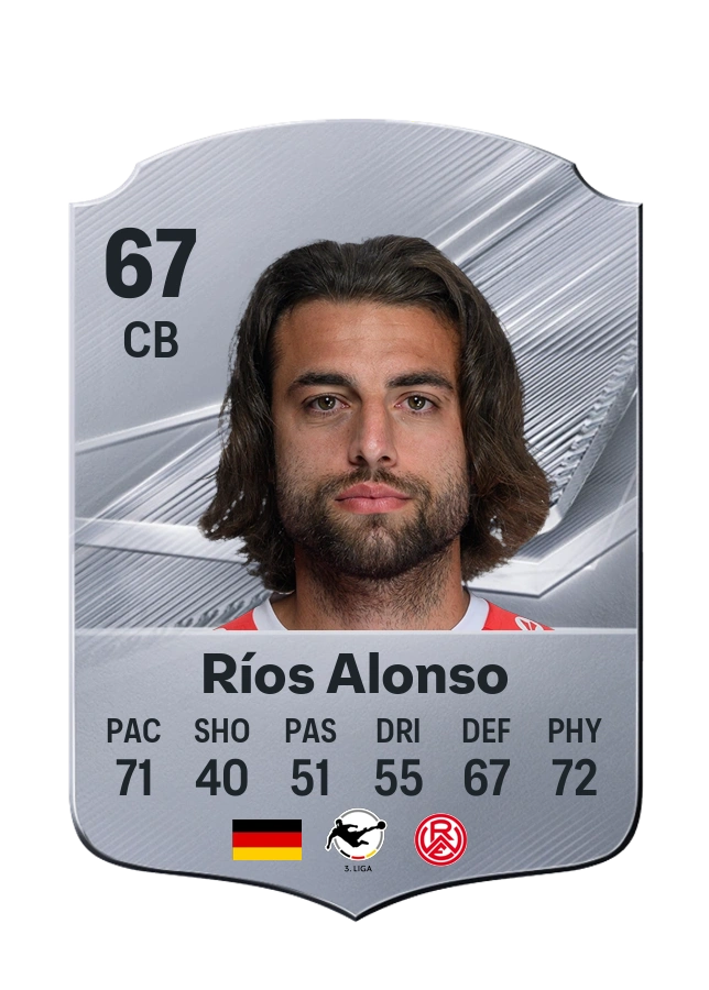 José-Enrique Ríos Alonso, Common card, rated 67