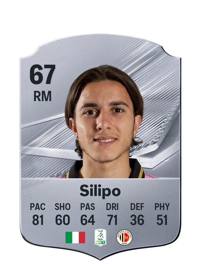 Andrea Silipo, Common card, rated 67