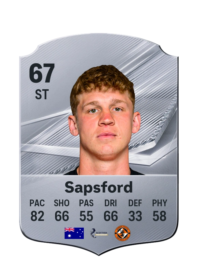 Carta Common di Zac Sapsford, valutazione 67