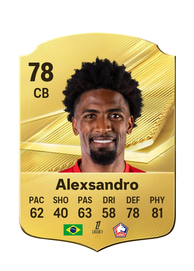 Alexsandro, karta Common, ocena 78