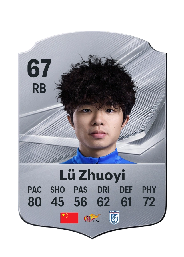 Lü Zhuoyi, Common-kaart, rating 67
