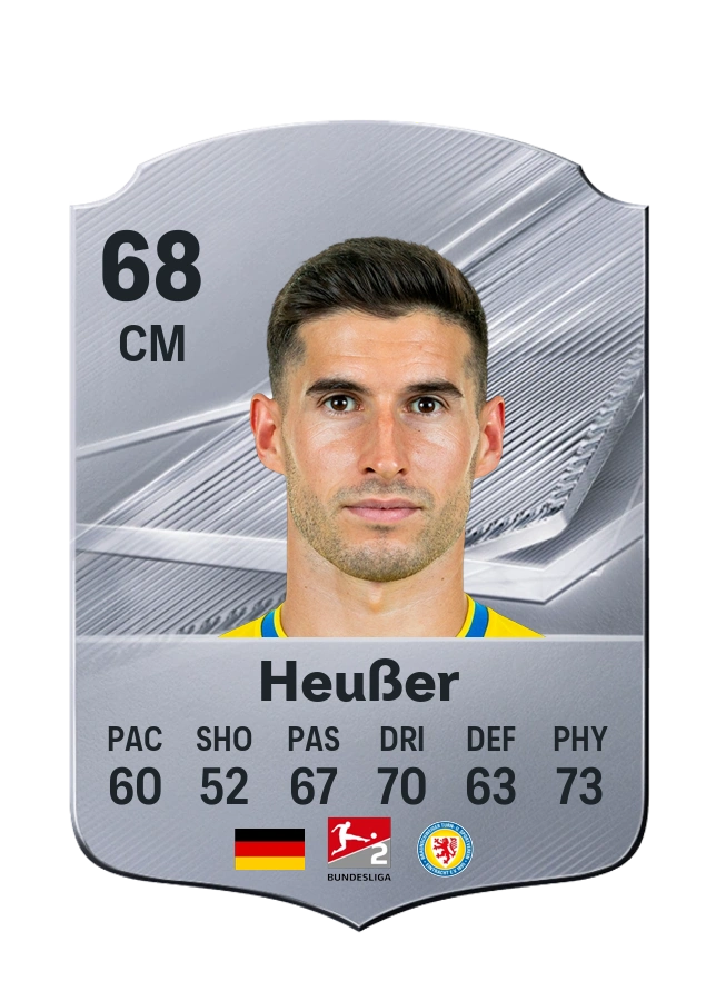 Robin Heußer, Common card, rated 68