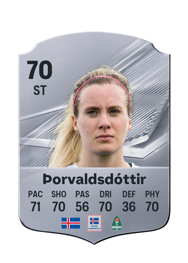 Carta Common di Berglind Björg Þorvaldsdóttir, valutazione 70