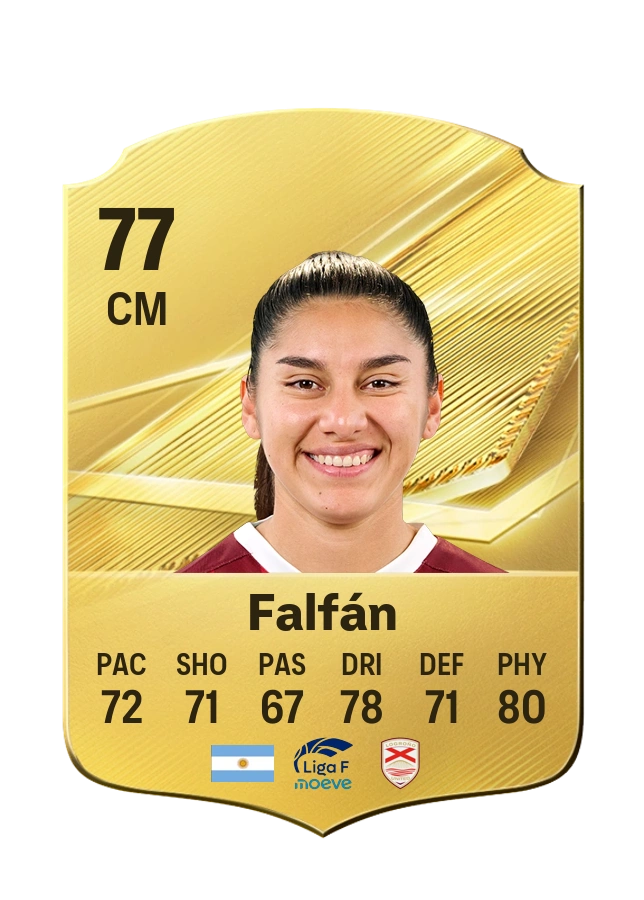 Daiana Falfán, Common card, rated 77