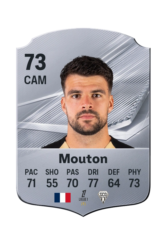 Louis Mouton, Common card, rated 73