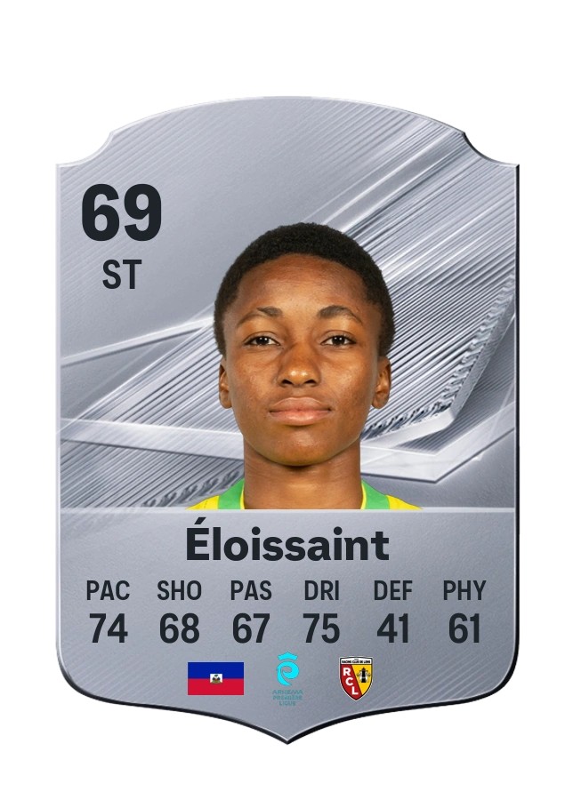 Roseline Éloissaint, Common card, rated 69