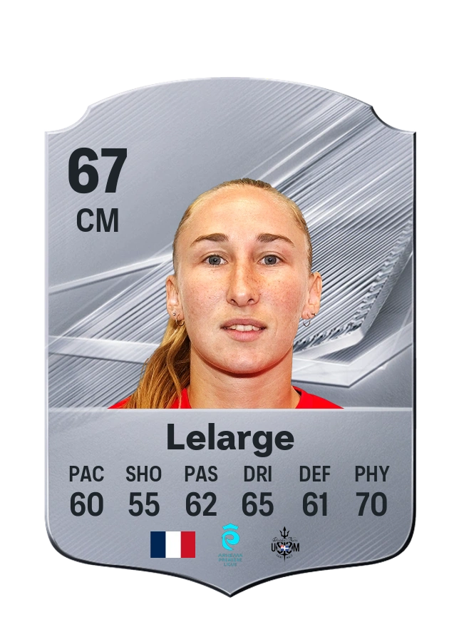 Claire Lelarge, Common card, rated 67