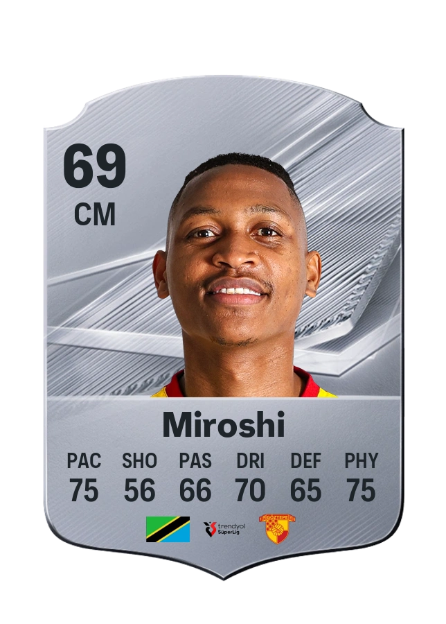 Novatus Miroshi, Common card, rated 69