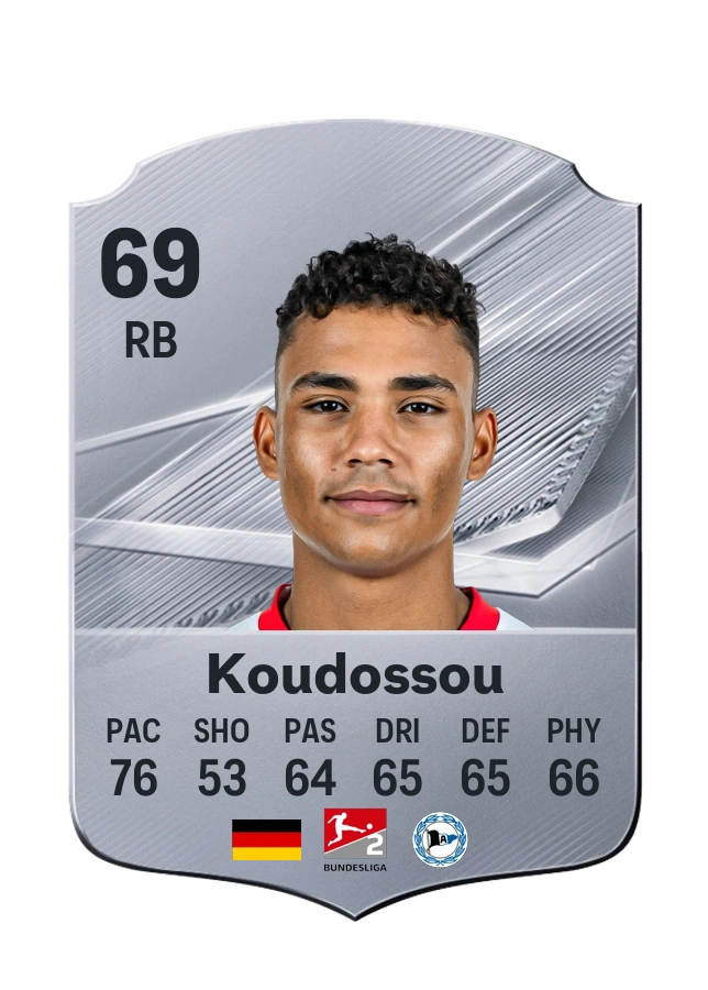 Henri Koudossou, Common card, rated 69