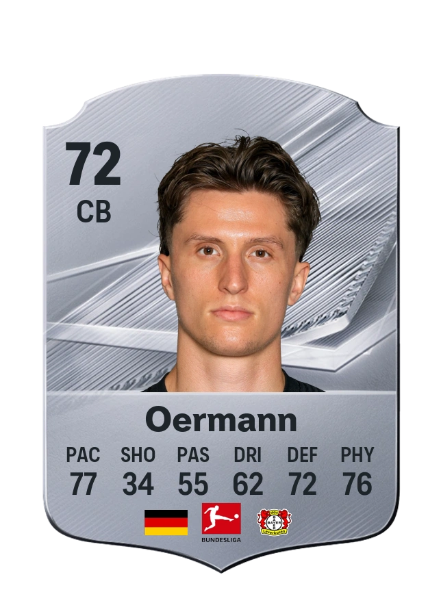 Tim Oermann, Common-kaart, rating 72