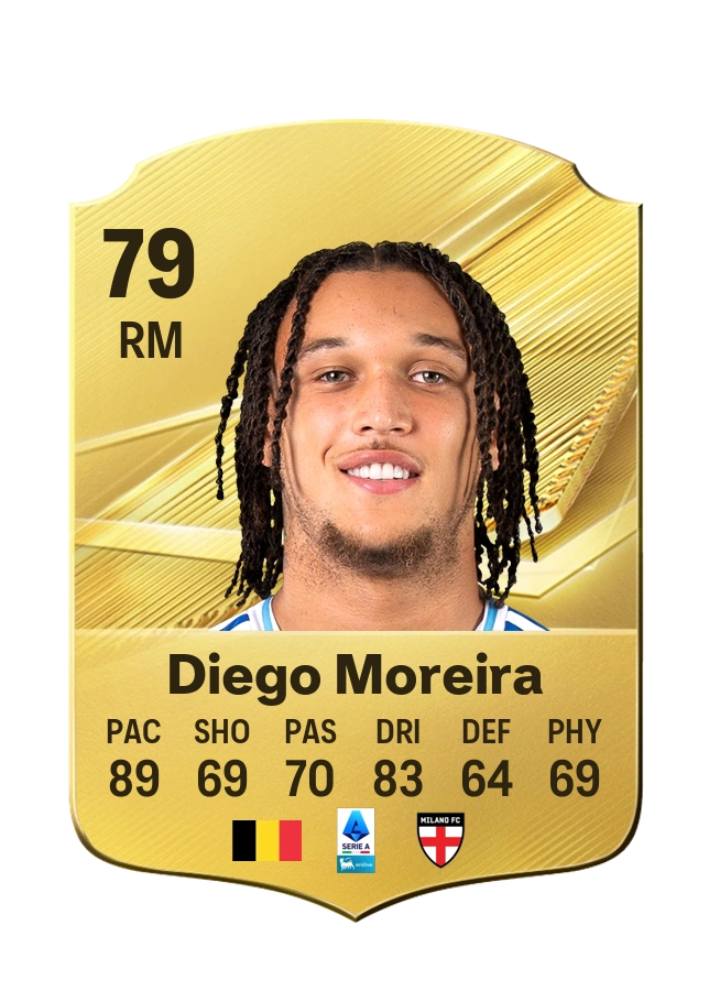 Diego Moreira, Common card, rated 79