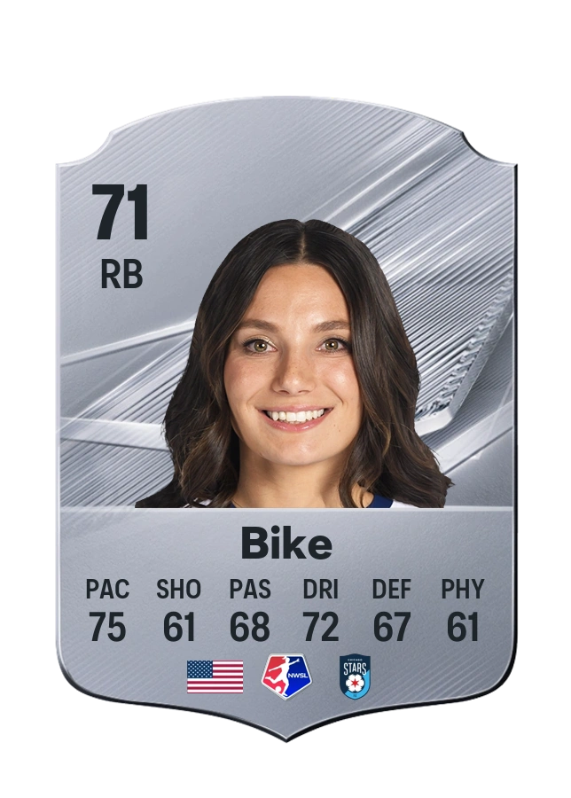 Jenna Bike، بطاقة Common، بتقييم 71