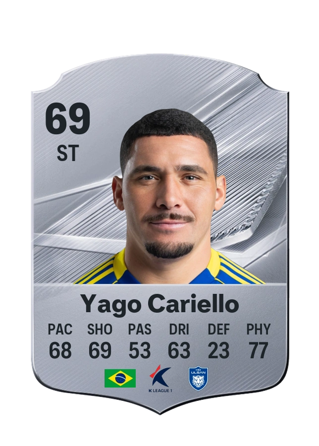 Yago Cariello, Common card, rated 69