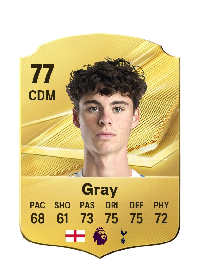 Carta Common di Archie Gray, valutazione 77