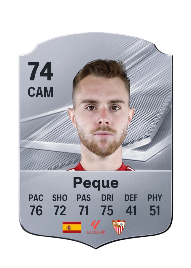 Peque, Common card, rated 74