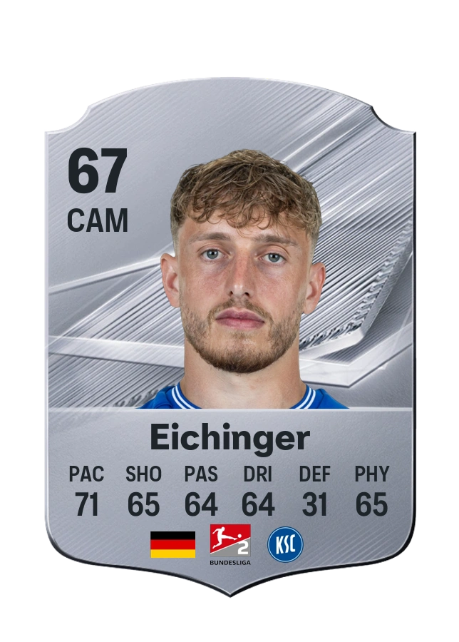 Noel Eichinger, Common card, rated 67