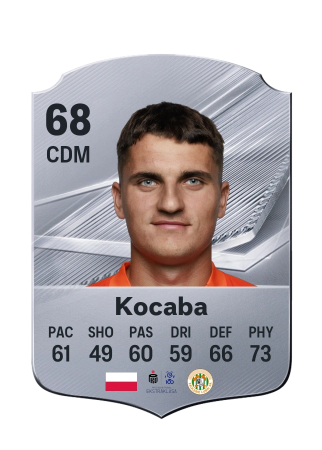 Filip Kocaba, Common card, rated 68
