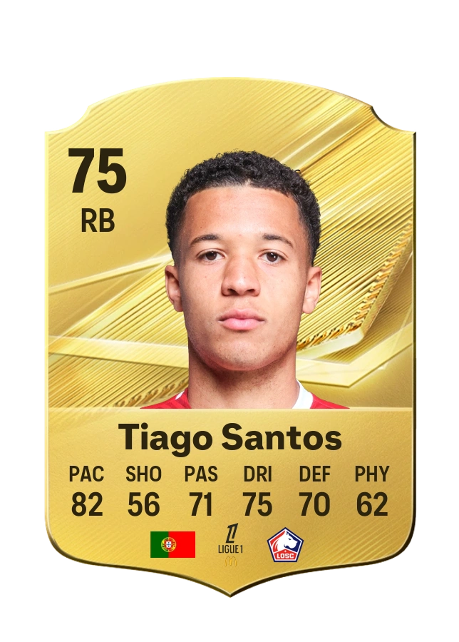 Carta Common di Tiago Santos, valutazione 75