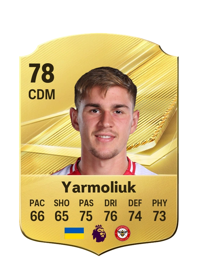 Common-Karte von Yehor Yarmoliuk, Wertung 78