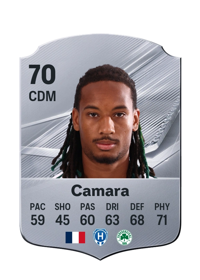 Carta Common de Etienne Camara, valoración 70