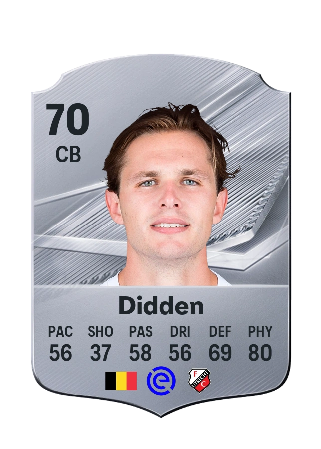 Matisse Didden, karta Common, ocena 70