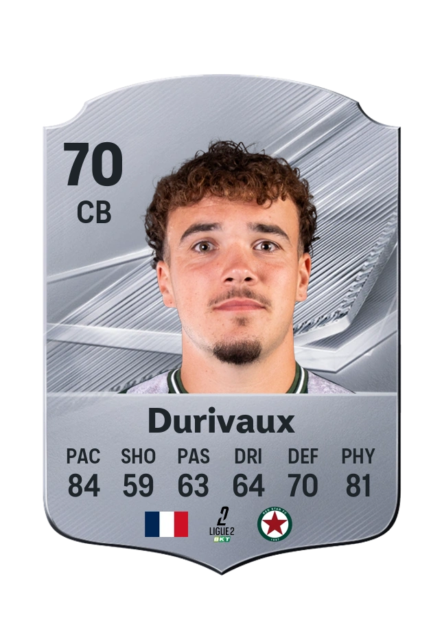 Carta Common de Dylan Durivaux, valoración 70