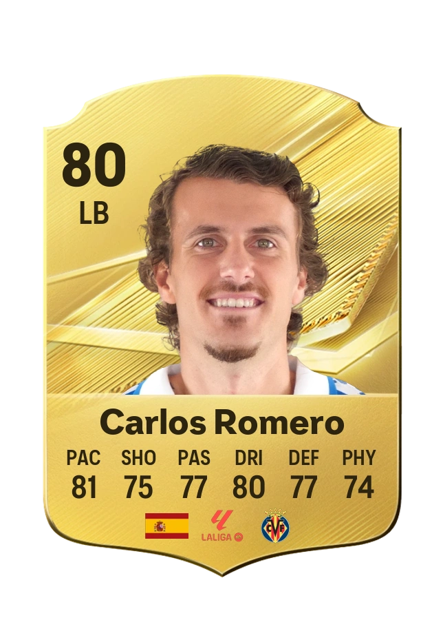 Carta Common di Carlos Romero, valutazione 80