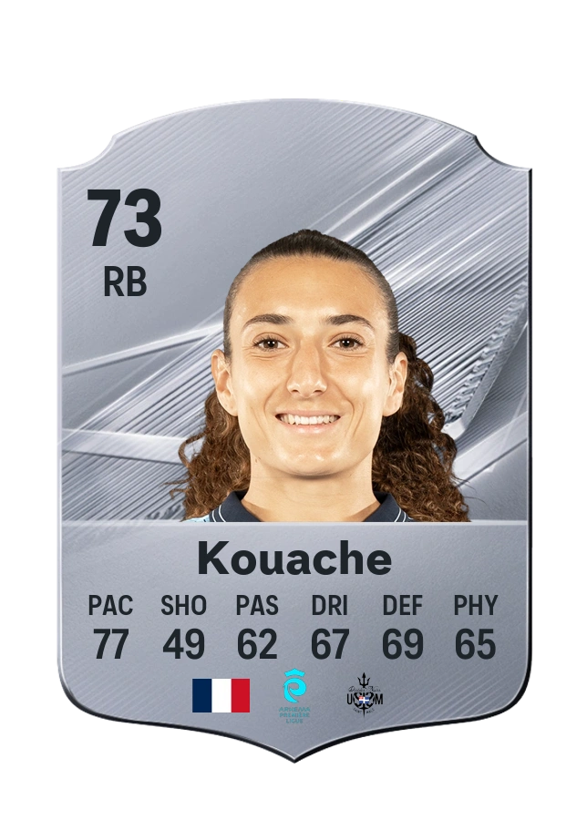 Eva Kouache, Common card, rated 73