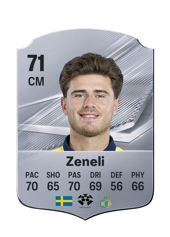 Besfort Zeneli, Common card, rated 71