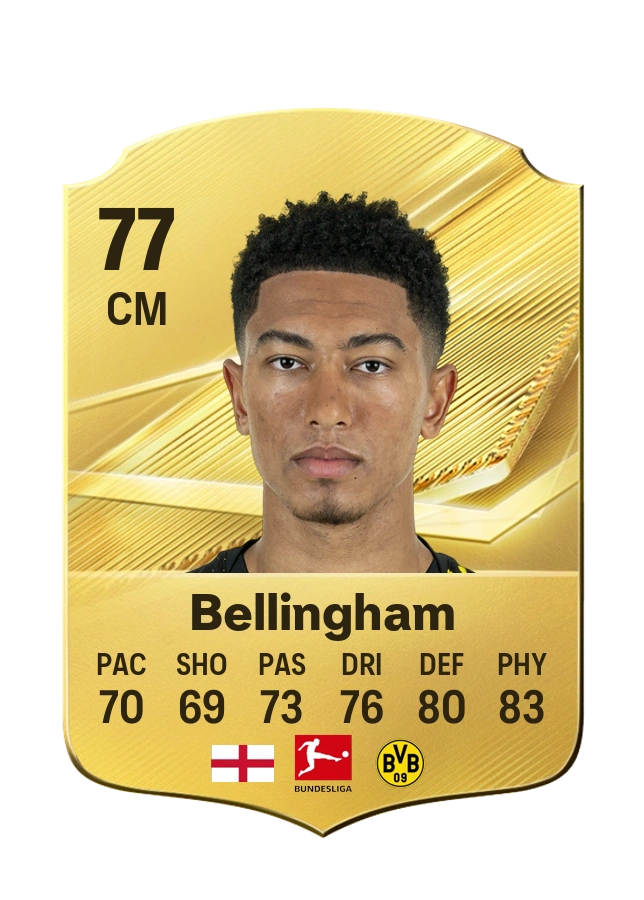 Jobe Bellingham, Common card, rated 77