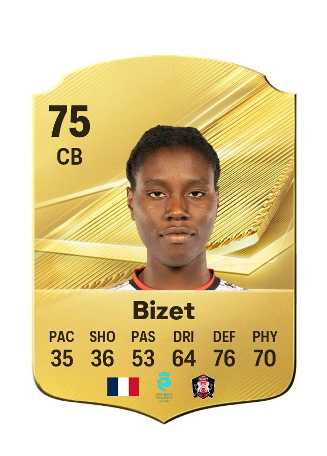 Aude Bizet, Common card, rated 75