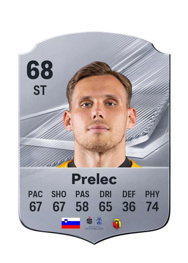 Nik Prelec, Common-kaart, rating 68