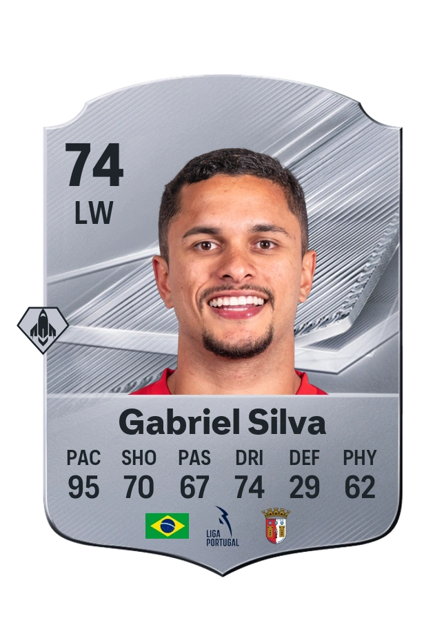 Gabriel Silva, Common card, rated 74